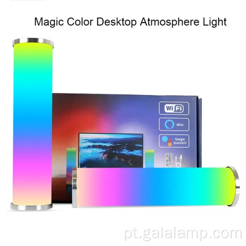 Barras de luz LED ambiente elegante para aprimoramento da sala